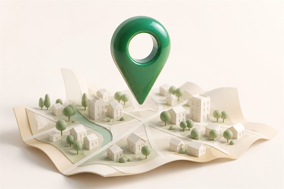 Address search field on Harta.md