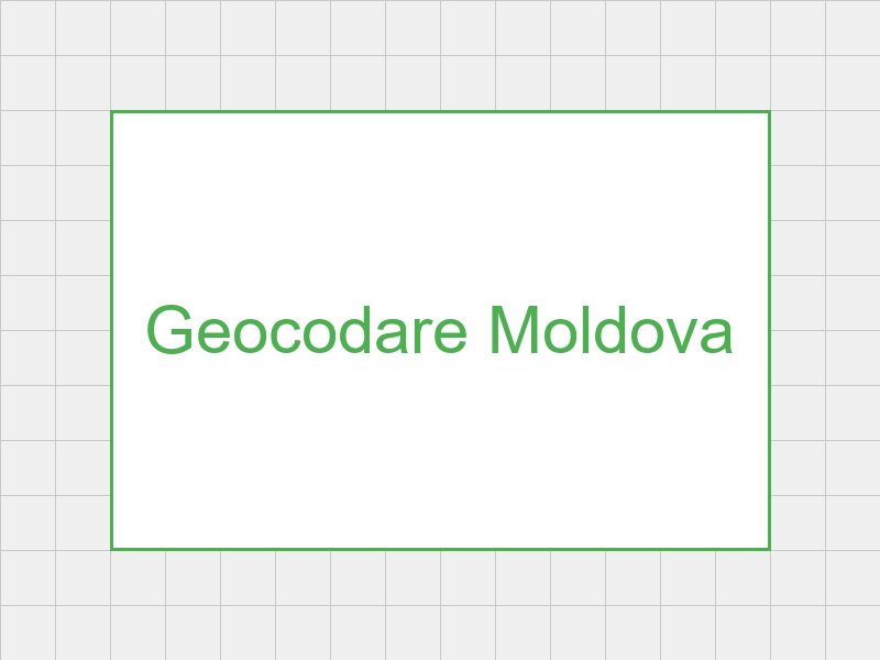 Geocodare și căutare adrese în Moldova